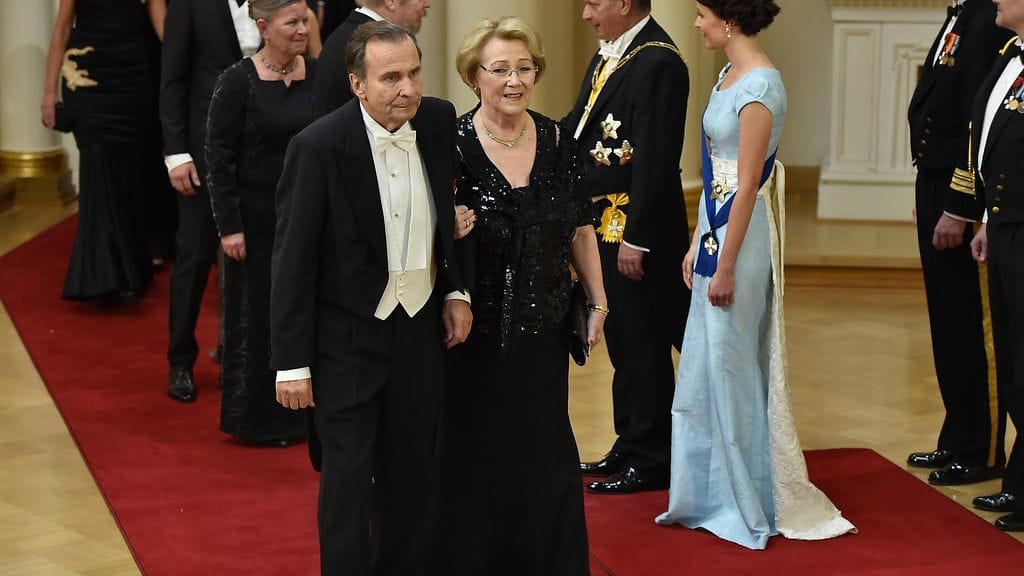 Reijo Taipale ja Anita Taipale Linnan juhlissa 6.12.2014 2