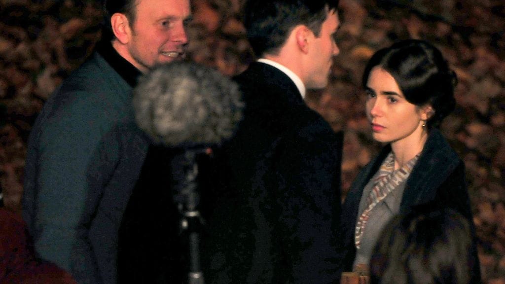 tolkien elokuvan kuvauksissa