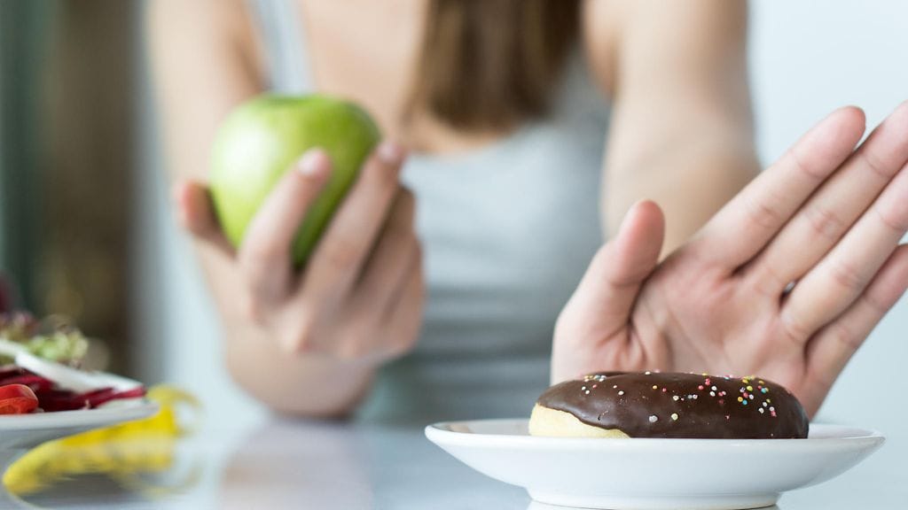 Terveellisten valintojen tekeminen ei aina ole helppoa. Kuvituskuva.