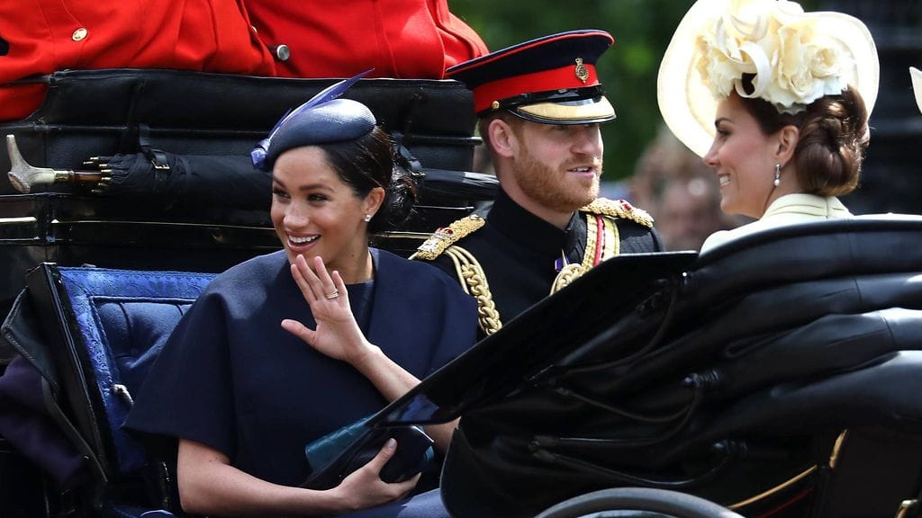 Meghan ja Harry 8.6.2019 Elisabet syntymäpäiväjuhlallisuudet 3