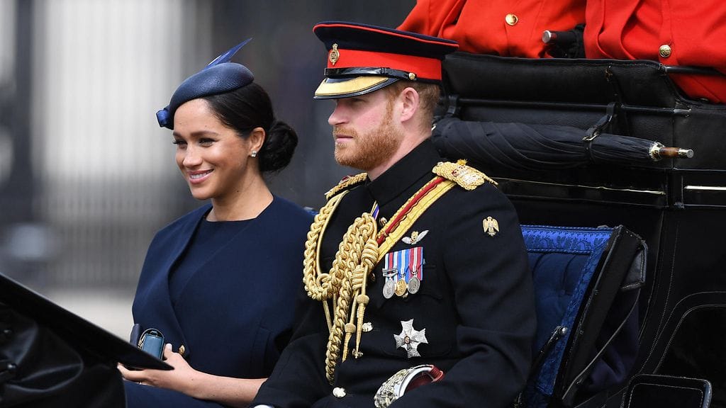 Meghan ja Harry 8.6.2019 Elisabet syntymäpäiväjuhlallisuudet 5