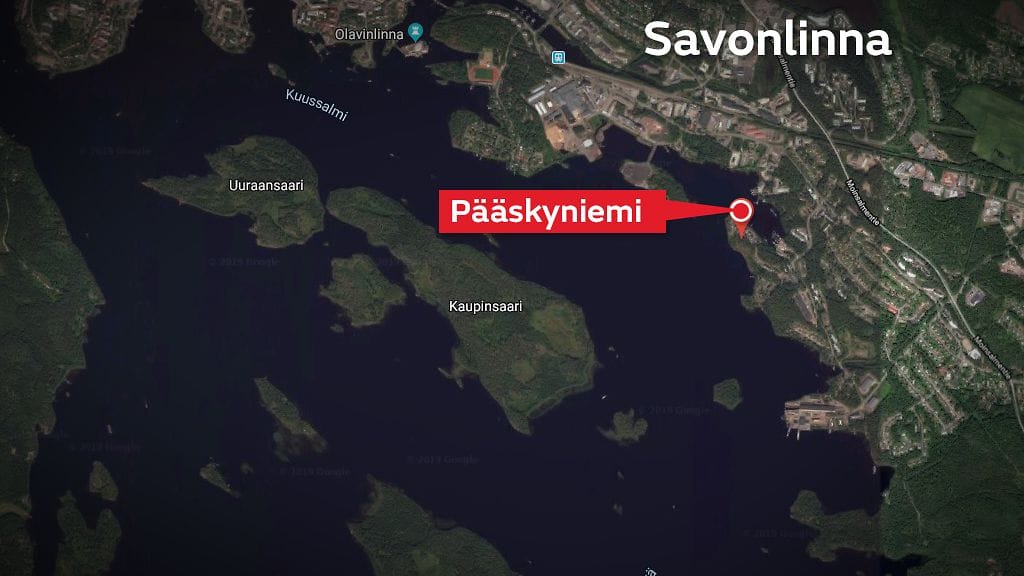 Räjähdys sattui Savonlinnan Pääskyniemessä.