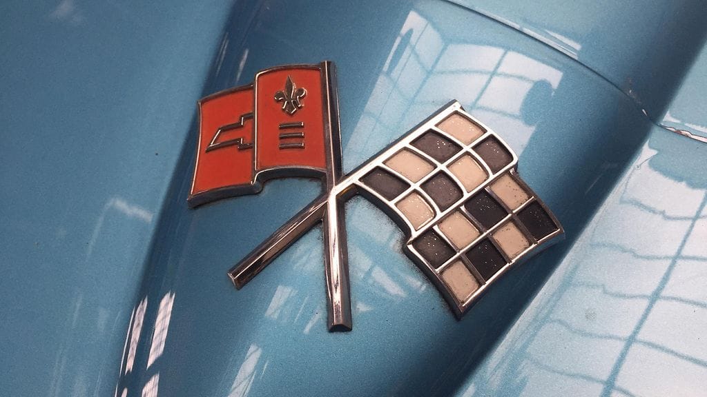 Corvetten ikoninen logo.