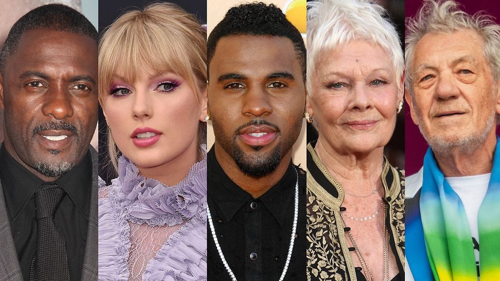 Cats-elokuvan tähtinä loistavat muun muassa Idris Elba, Taylor Swift, Jason Derulo, Judi Dench ja Sir Ian Mckellen.