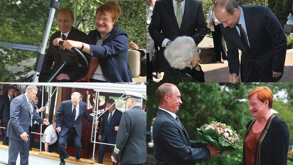 Kaikkea tällaista Venäjän presidentti Vladimir Putin on tehnyt Suomen-vierailuillaan.