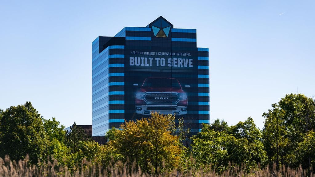 FCA-konsernin pääkonttori Auburn Hillsin pikkukaupungissa Michiganissa.