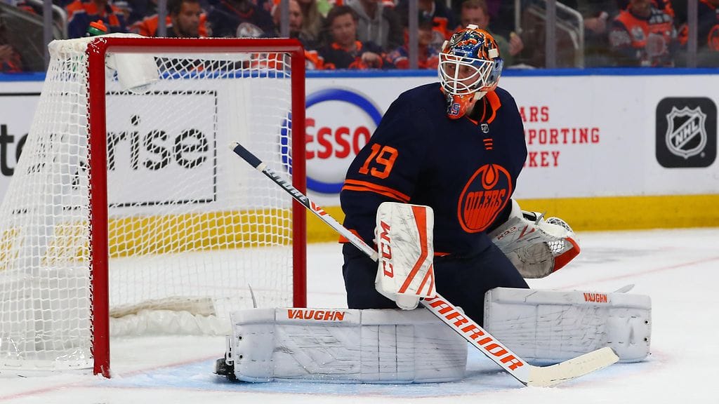 Mikko Koskinen torjui tuoreeltaan 25 laukausta Detroit Red Wingsiä vastaan.