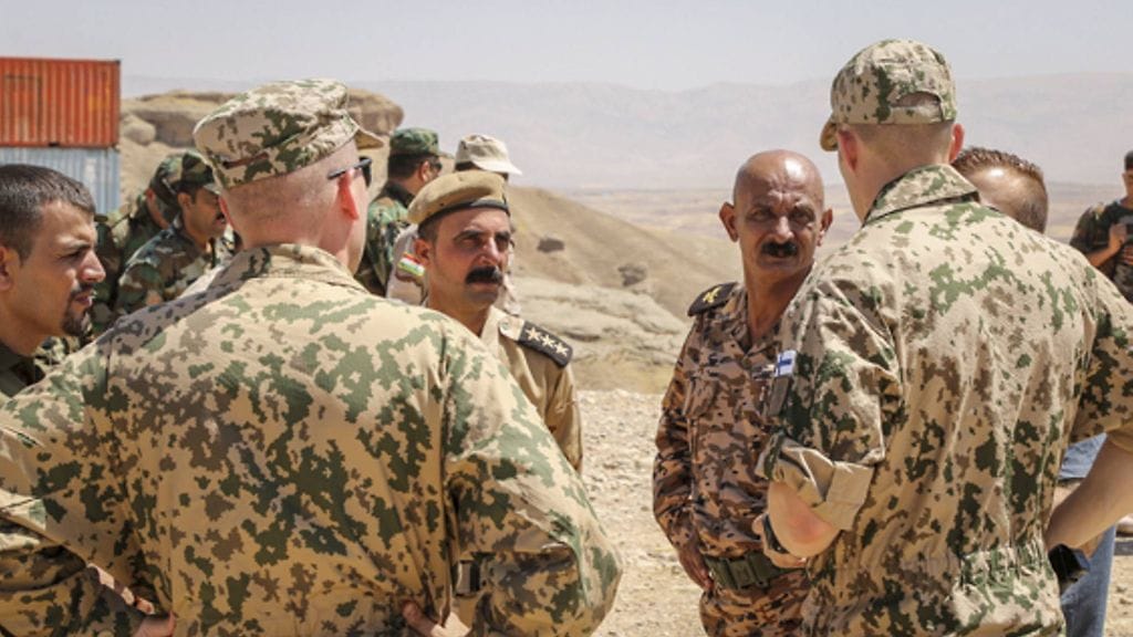 Suomalaissotilaat erbil