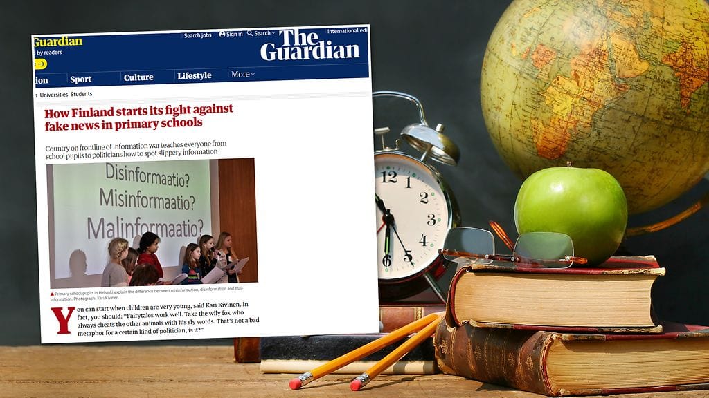 Suomi on saanut kansainvälisen uutisoinnin myötä paljon kyselyjä koulujen valeuutisopetuksesta.