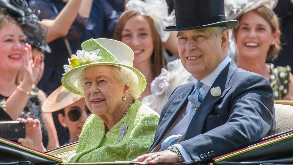 Kuningatar Elisabet ja prinssi Andrew