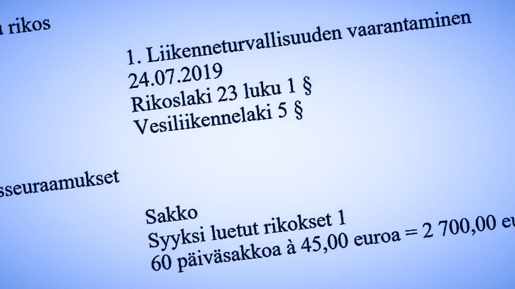 Länsi-Uudenmaan käräjäoikeus antoi jutussa tuomion keskiviikkona.