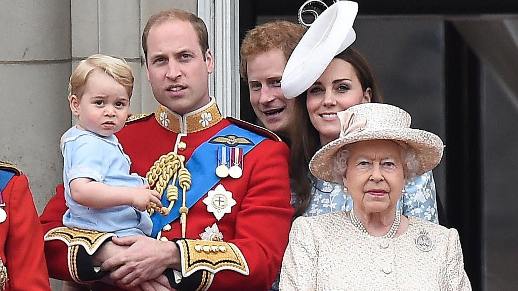 William, Harry, kuningatar Elisabet