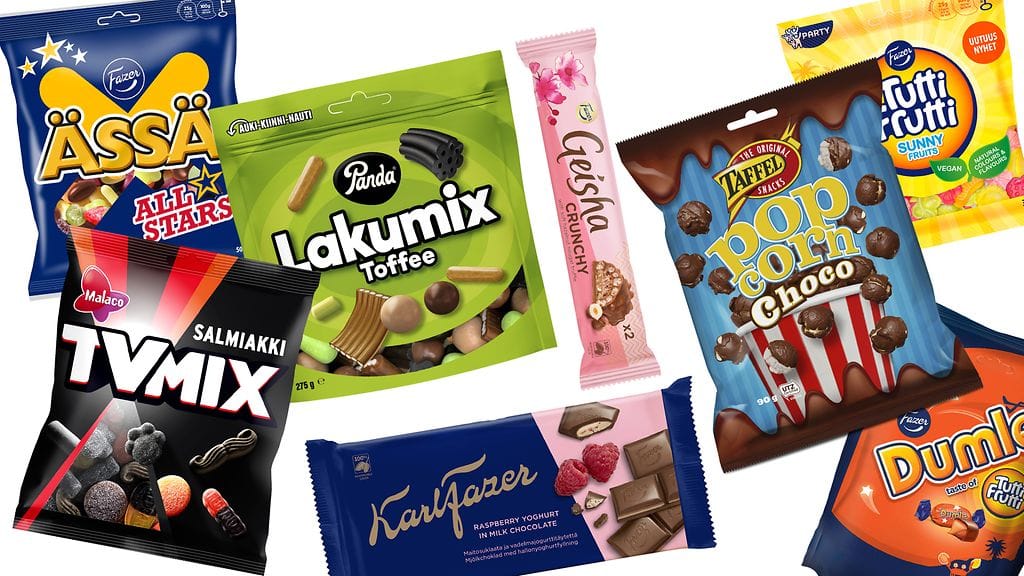 Cloetta, Fazerin ja Pandan uutuuksia keväälle 2021.