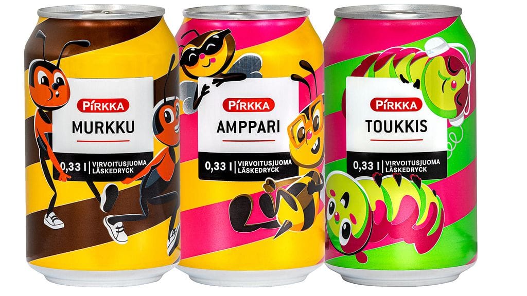 Pirkka lanseerasi juomaversiot tutuista mehujäistä.