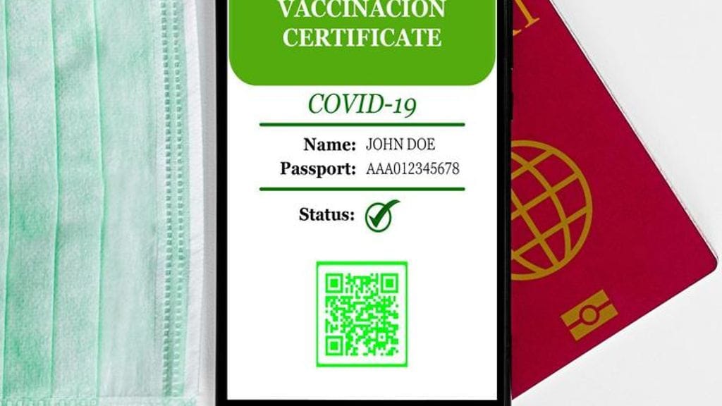 Koronapassi rokotepassi AOP