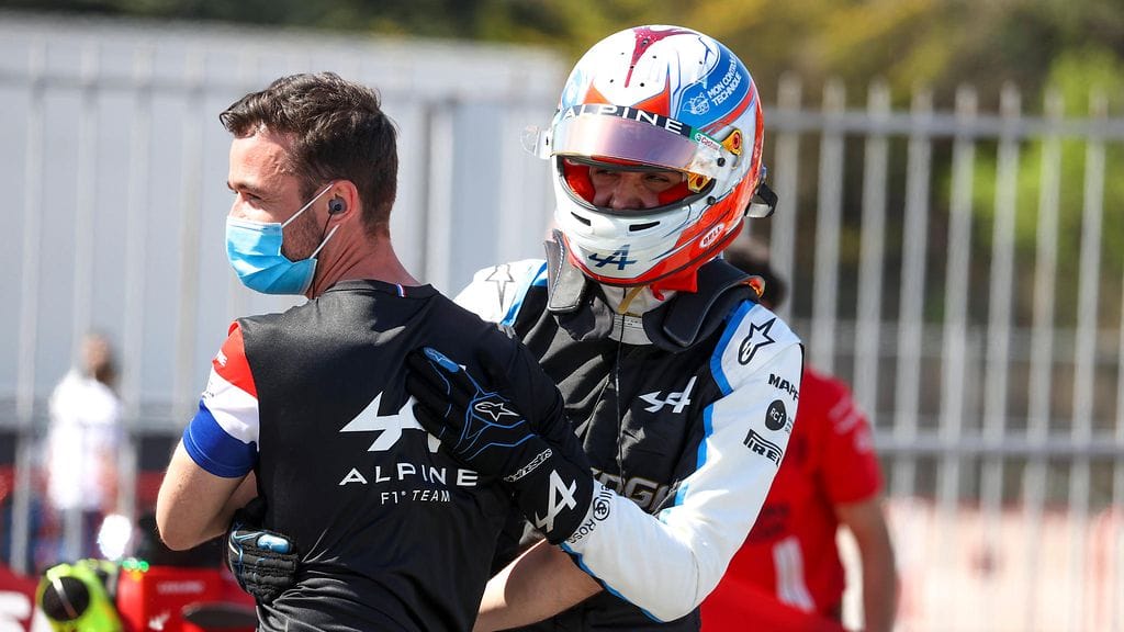 Esteban Ocon loistaa nyt Alpinella.