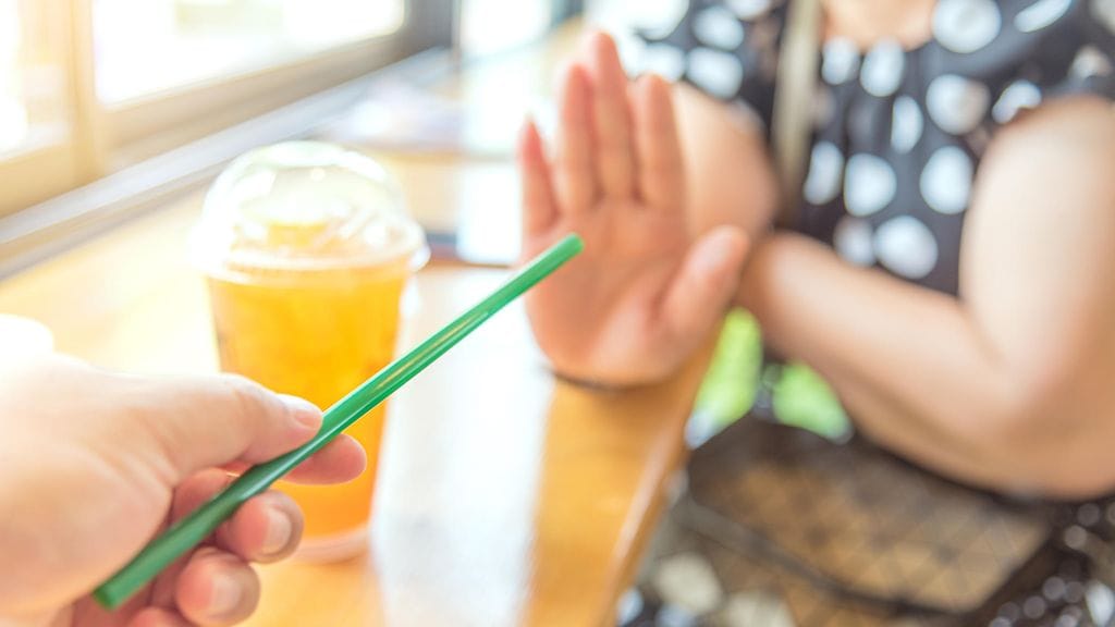 Muoviset pillit jäävät historiaan. Kuvituskuva.