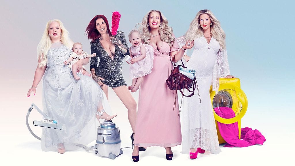 Gossip Moms Suomi -ohjelmassa kurkataan Henna Kalinaisen, Sini Ariellin, Vilma Karjalaisen ja Maisa Torpan elämään ja äitiyteen.