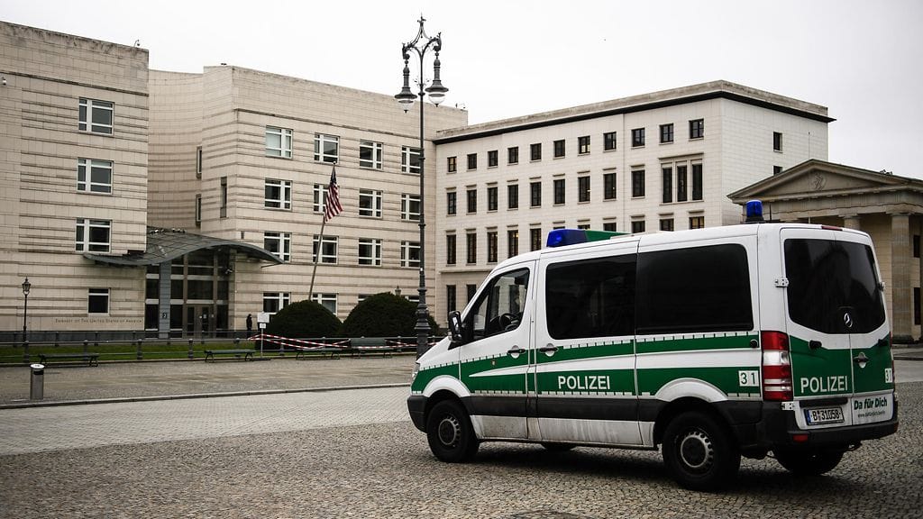 Yhdysvaltain suurlähetystö Berliinissä.