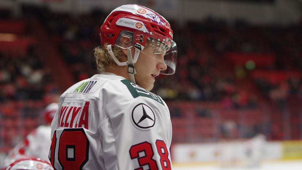 Wiljami Myllylä pelasi yhden SM-liigaottelun HIFK:n paidassa kaudella 2019-20.
