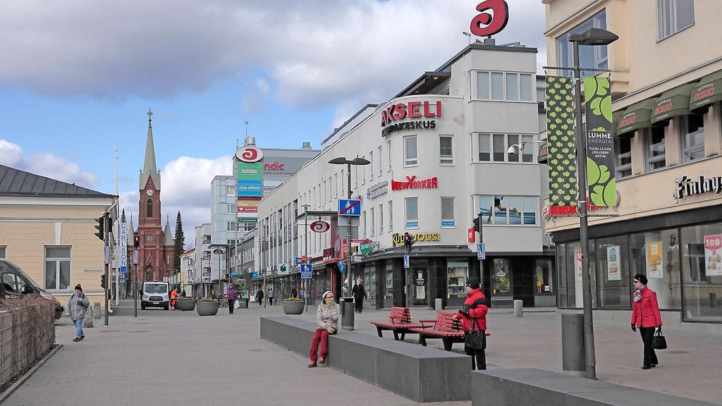 Kuvituskuva Mikkelin keskustasta.