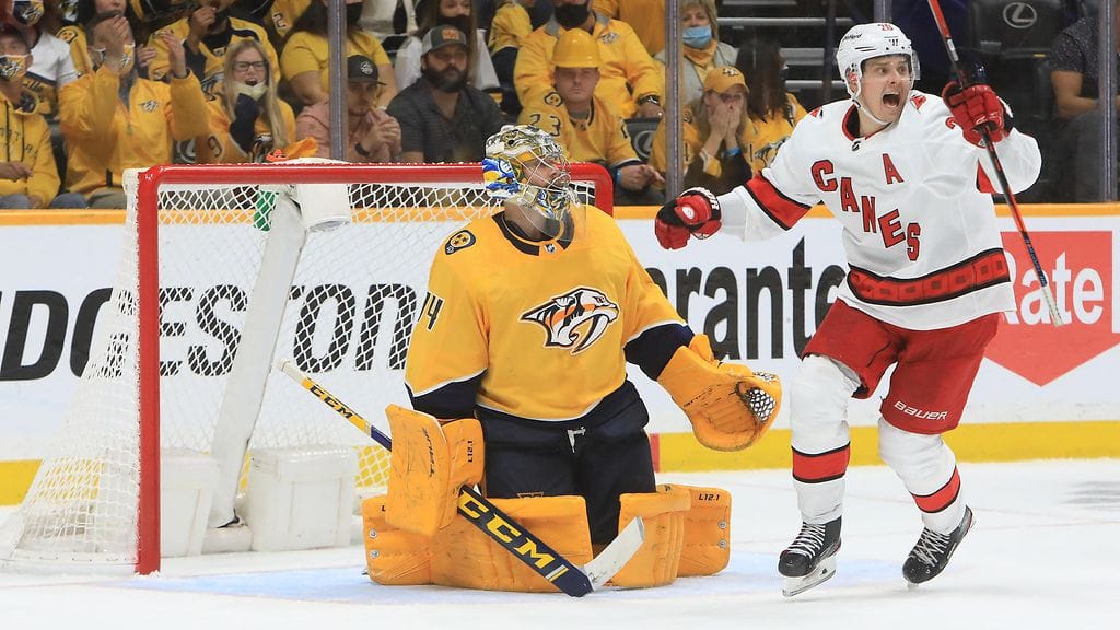 Juuse Saros ja Sebastian Aho nähdään NHL:n tähdistöottelussa.