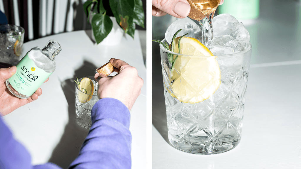 Smål Boosted Gin pour 2of2