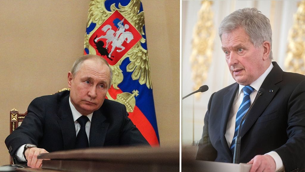 Presidentit Sauli Niinistö (oik.) ja Vladimir Putin keskustelivat tänään puhelimitse.