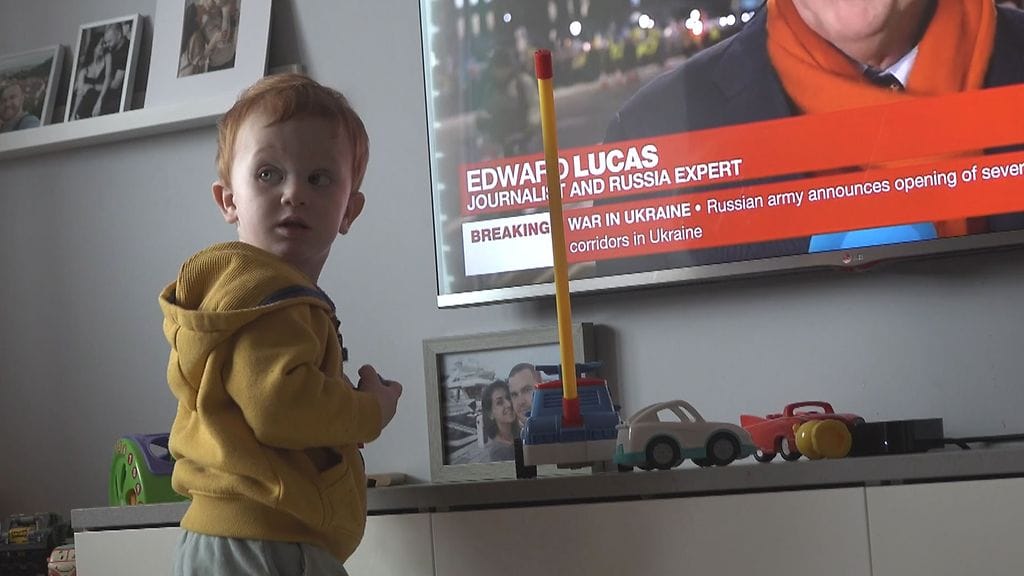 Ukrainalaisperheen poika