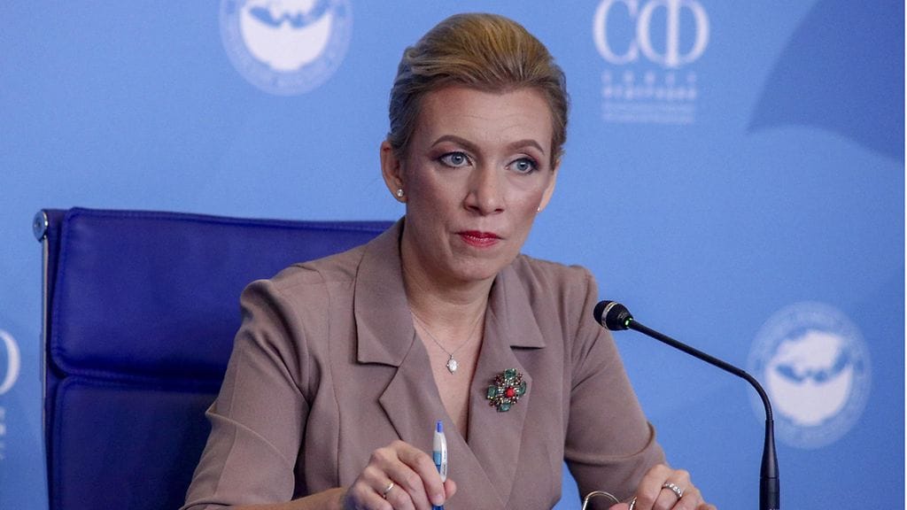 Arkistokuvassa Venäjän ulkoministeriön tiedottaja Marija Zaharova.