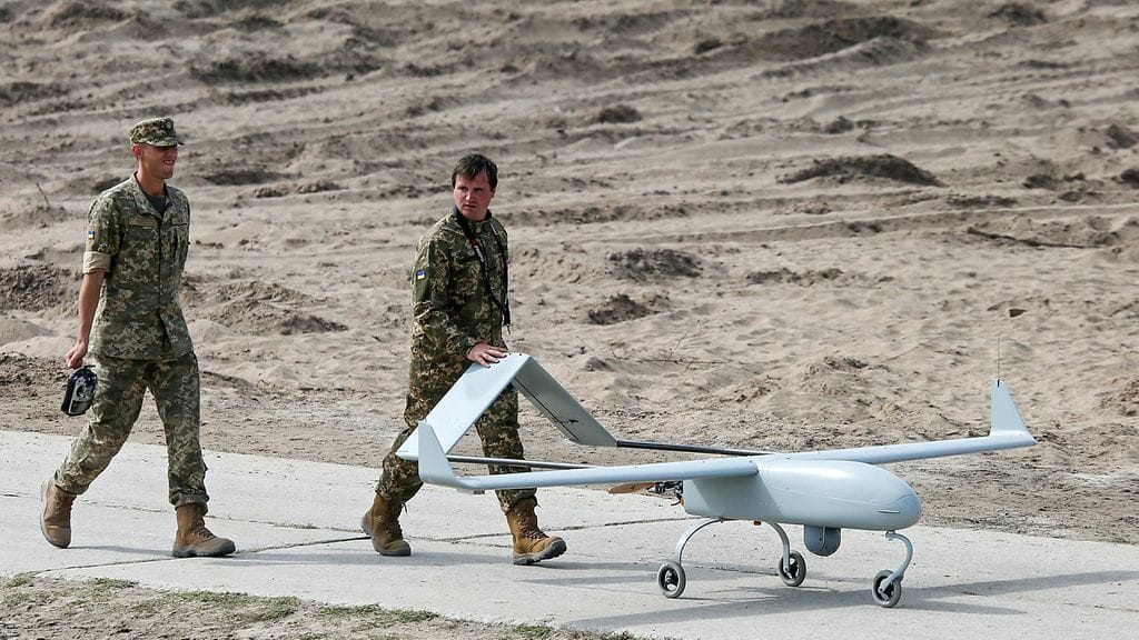 Raporttien perusteella Ukraina on käyttänyt lennokkeja tehokkaasti hyväkseen Venäjää vastaan. Kuva vuodelta 2016.