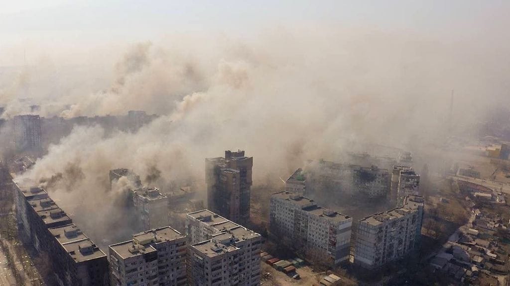 Mariupol on ollut liki koko sodan ajan Venäjän raskaiden tykistökeskitysten kohteena.