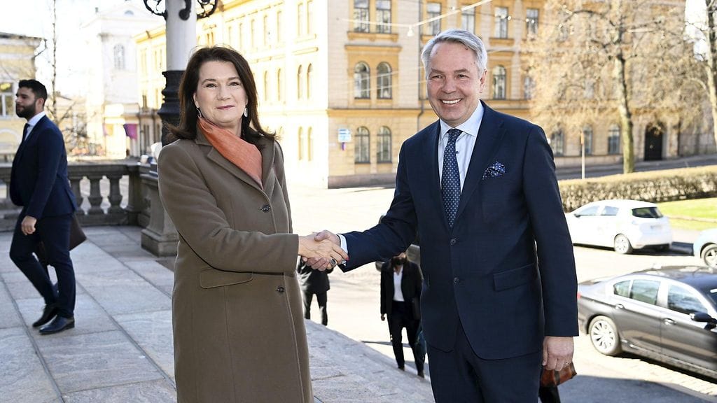 Linde ja Haavisto Helsingissä 29.4.2022