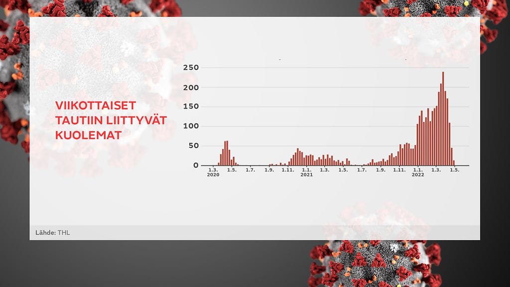 Koronakuolemia kuvastavat tilastot osoittavat, että vaikka Suomen koronatilanne on nyt jo helpottamassa, koronakuolemien määrä on korkeampi kuin kertaakaan epidemian aikana.