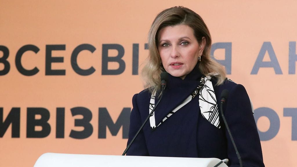 Olena Zelenska marraskuussa 2021.