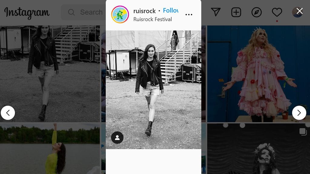 Marin ikuistettiin kuvaan kuuluisassa nahkatakissaan.