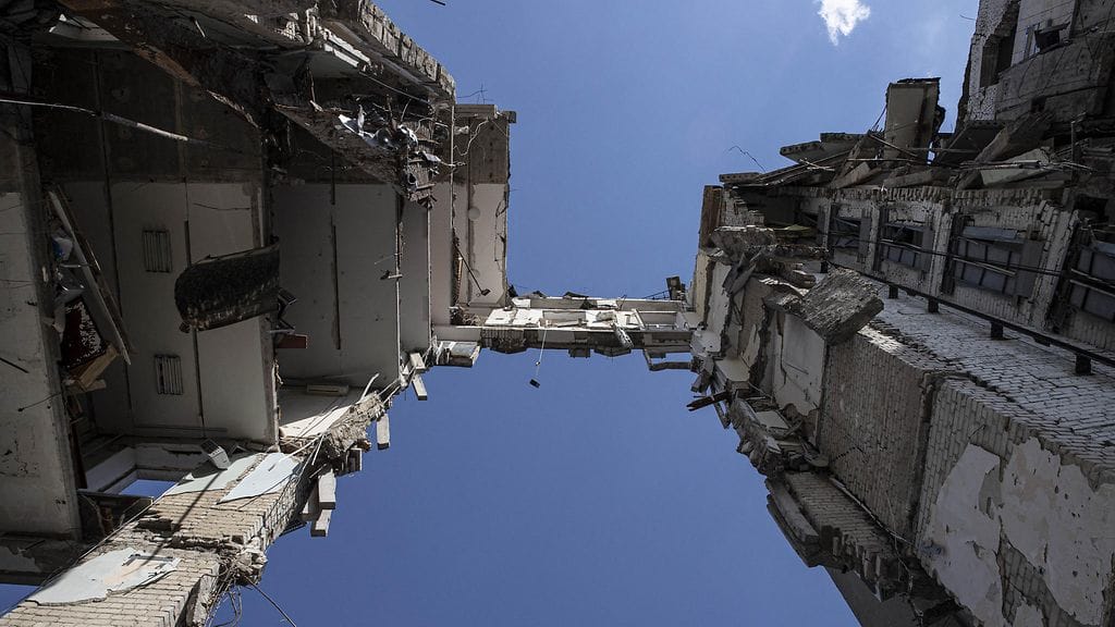 Kuva on Mykolaivista heinäkuun alusta.