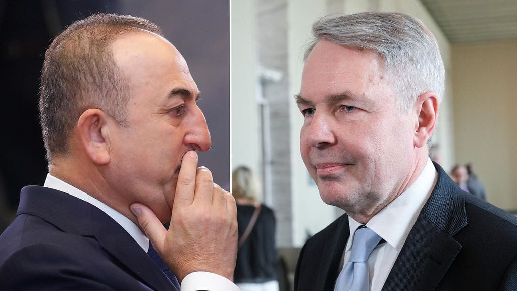 Mevlüt Çavuşoğlu ja Pekka Haavisto
