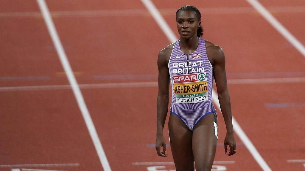 Dina Asher-Smithin sadan metrin kilpailu meni pilalle kuukautisvaivojen vuoksi.