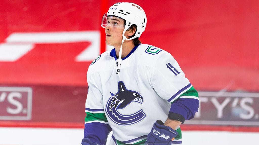 Jake Virtanen, 26, solmi try out -sopimuksen Edmonton Oilersin kanssa.