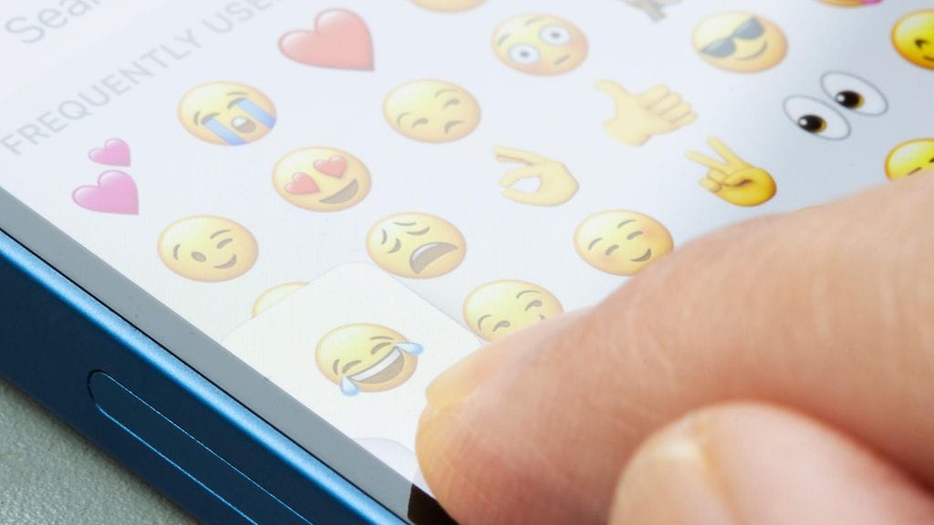 emoji, hymiö, kirjoittaa viestiä