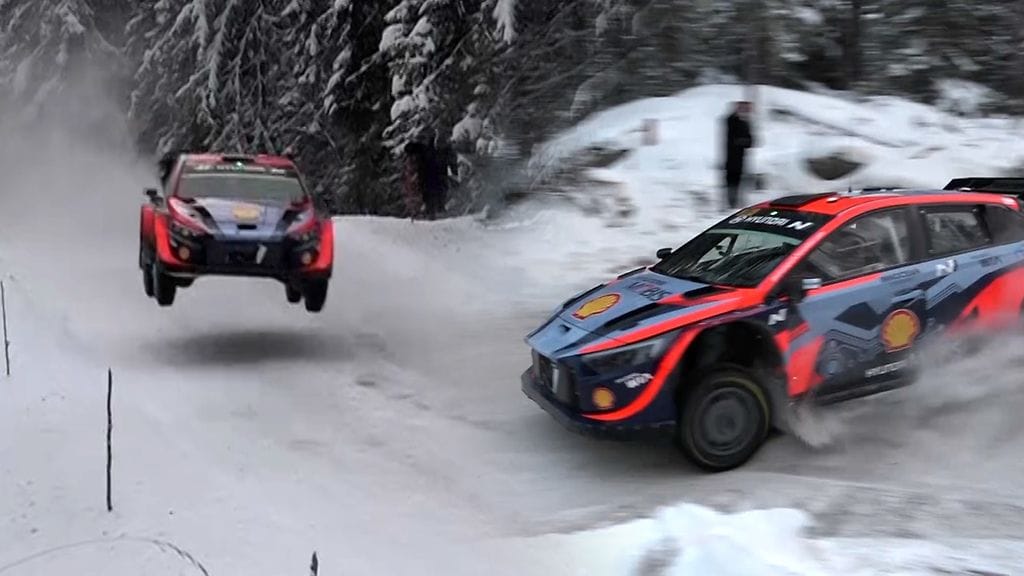Esapekka Lappi testasi Hyundain Rally1-autoa ensimmäistä kertaa joulukuussa.