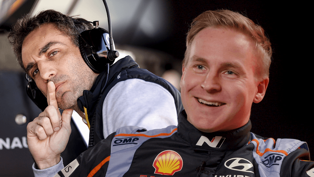 Esapekka Lappi laittoi veistellen Hyundain uudesta tallipäälliköstä Cyril Abiteboulista.