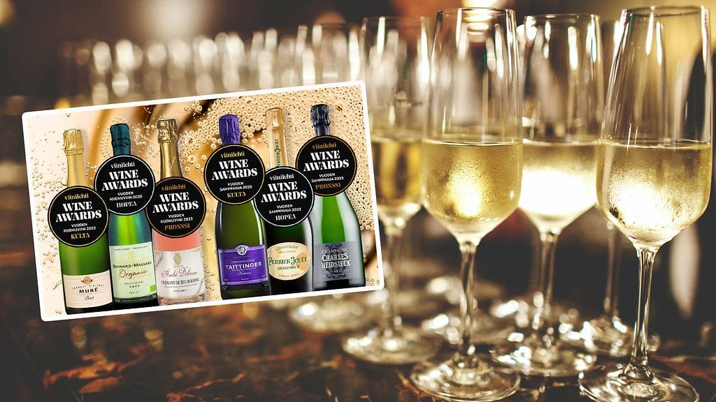Viinilehden Vuoden kuohuviini 2023 ja Vuoden samppanja 2023 -kilpailujen voittajat ovat ratkenneet.