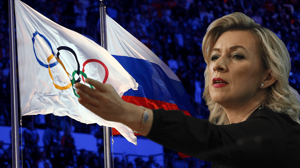 Maria Zaharova antoi palaa KOK:n päätöksen jälkeen.