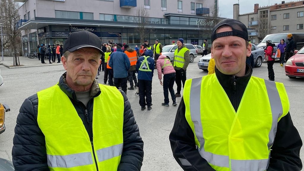 Tapio Nevaranta ja Antti Syväoja Rasmus Takaojan etsinnät