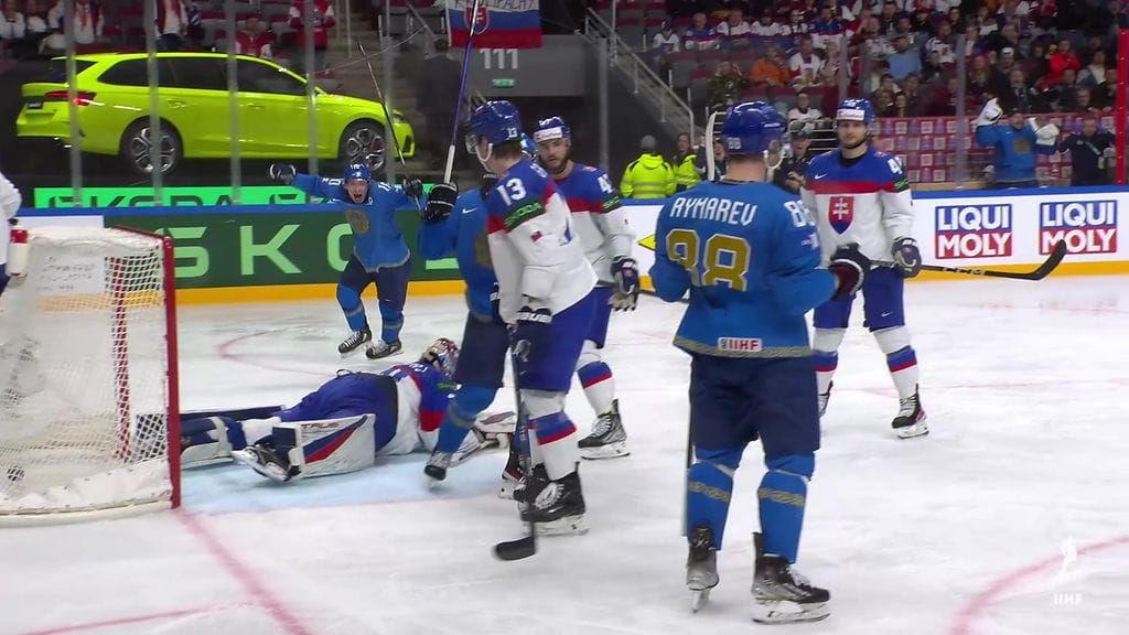 Kazakstan kyykytti Slovakiaa ylivoimallaan.