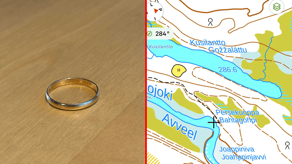 Persekuoppa on virtaveden osa Inarissa.