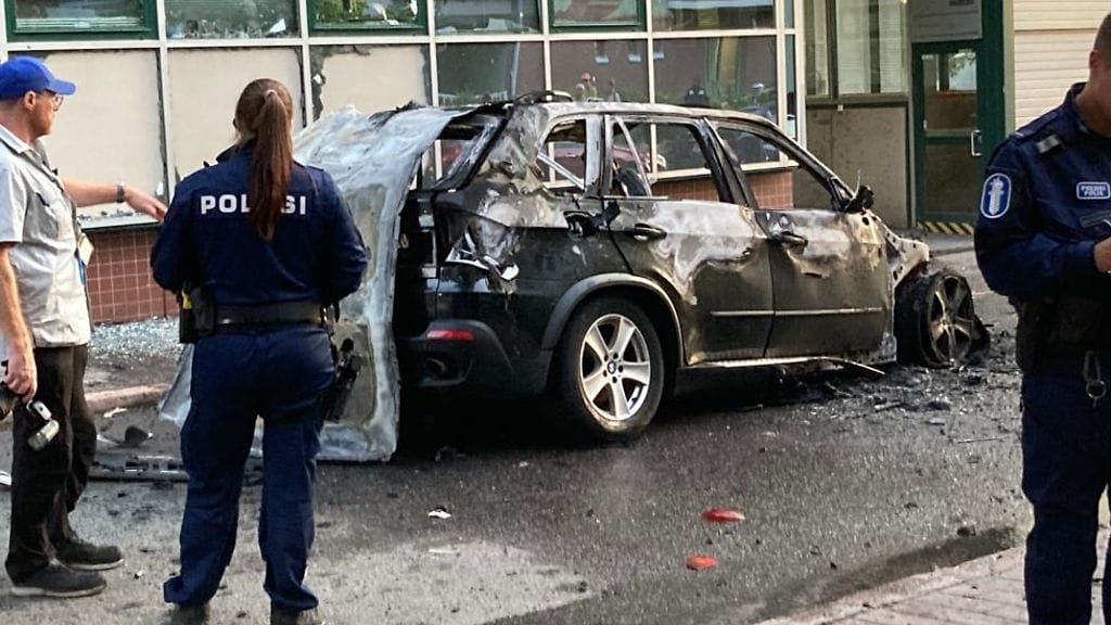 Pikku-Huopalahden autopalo