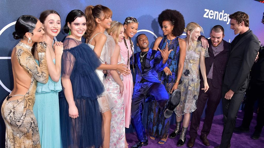 Euphoria-sarjan tähtiä vuonna 2019.